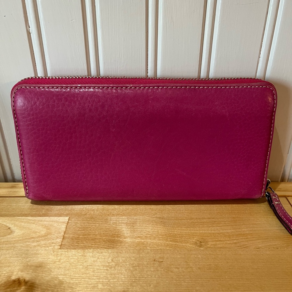 Coach Zip around Long Wallet - Vtg - Picture 3 of 9